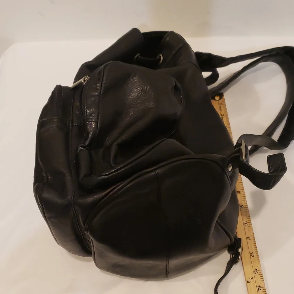 Genuine Leather Backpack Multi-functional Elegant unisex - Picture 6 of 16